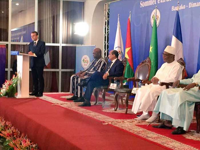 Sommet extraordinaire du G5 Sahel à Bamako :  Aux éloges formulés par IBK, Macron répond par des piques