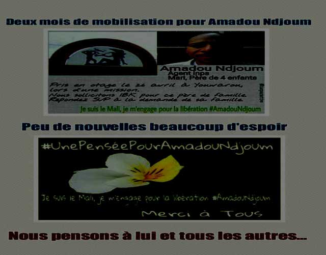 Collectif pour la libération d’Amadou Ndjoum et Otages Maliens : Le gouvernement et la direction générale  de l’INPS appelés à jouer leurs rôles