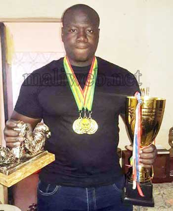 Cheick Oumar Diallo dit Danger, champion d’Afrique de bras de fer : "Mon ambition, c'est d'aller le plus loin possible et de hisser plus haut les couleurs nationales"