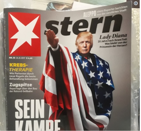 Donald Trump comparé à Hitler par un magazine allemand