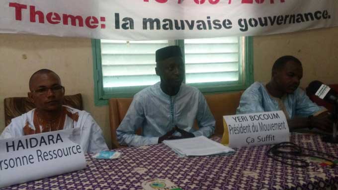 Lutte contre la mauvaise gouvernance :  LE MOUVEMENT ‘’ÇA SUFFIT,  On ne croisera plus les bras’’ dénonce et propose des solutions