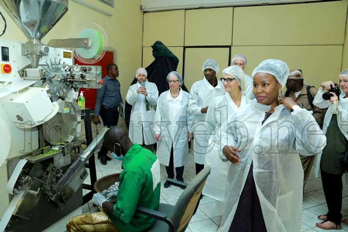 Production d'infusions à base de produits naturels : Le ministre Danois du Développement visite Mandingo Industrie, producteur de Sahel infusion