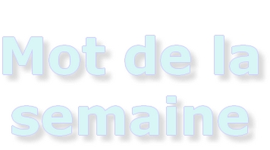 Mot de la semaine : Alliance