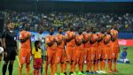 L'équipe du Niger des moins de 17 ans lors du Mondial U17 en Inde. Manjunath KIRAN / AFP