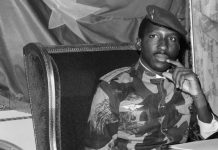 Le capitaine Thomas Sankara, ancien président du Burkina Faso
