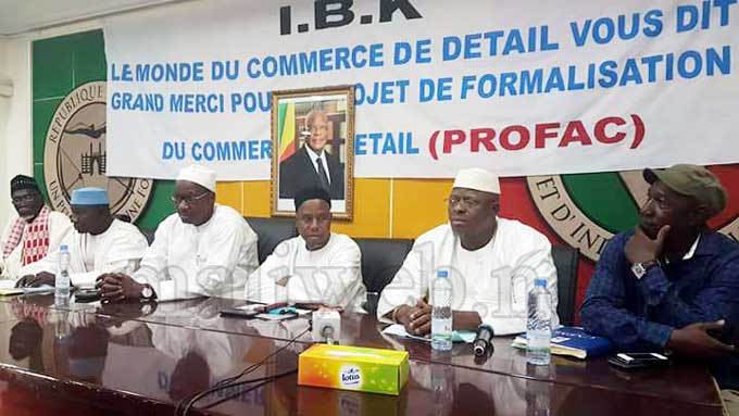 À l'occasion d'une assemblée générale d'information sur le PROFAC : Les commerçants détaillants expriment leur reconnaissance au président IBK et son gouvernement