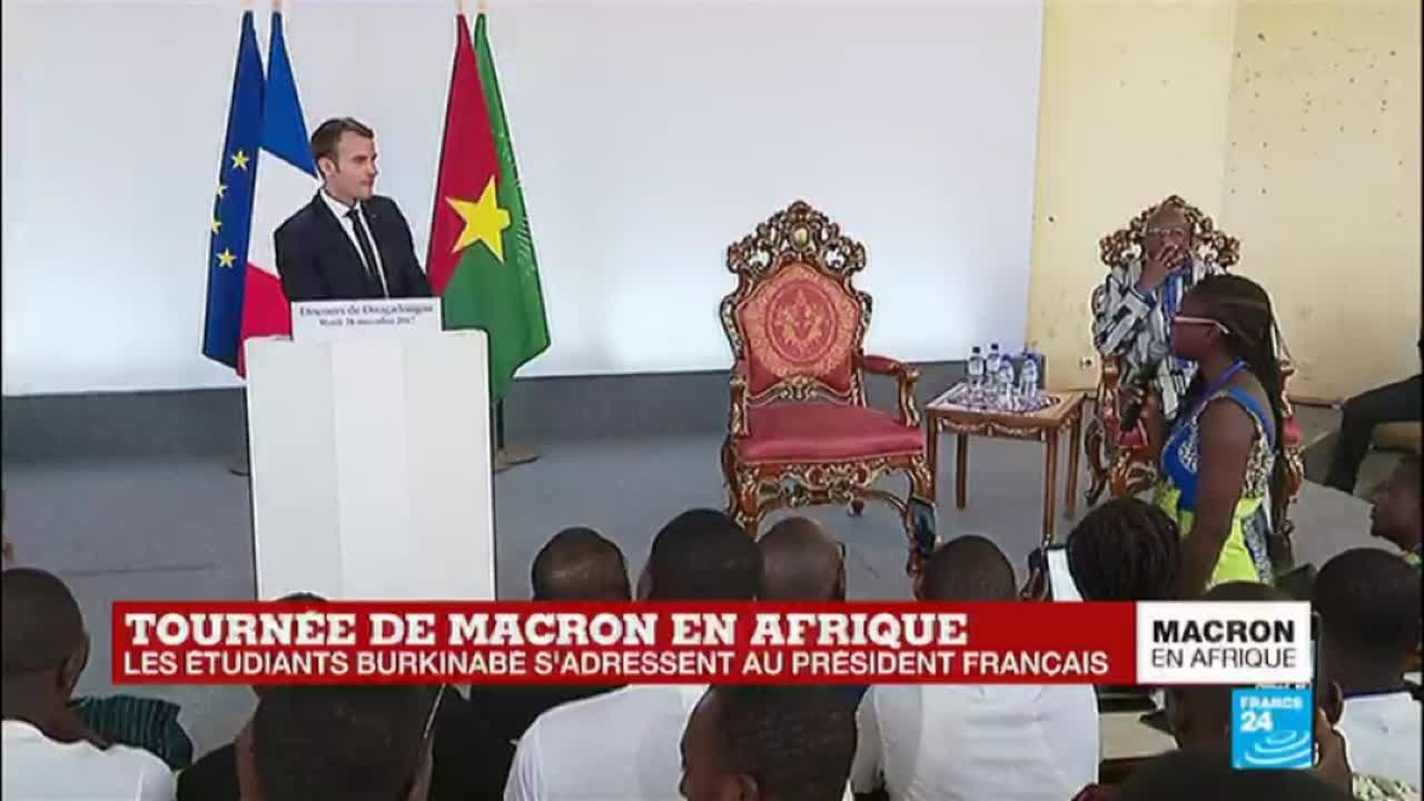 Macron en Afrique : Les questions des étudiants burkinabé