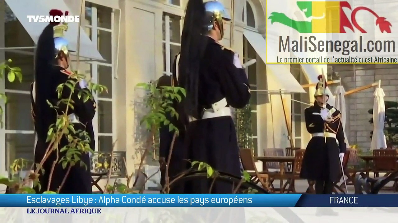Esclavage en Libye: Alpha Condé accuse l'union européenne