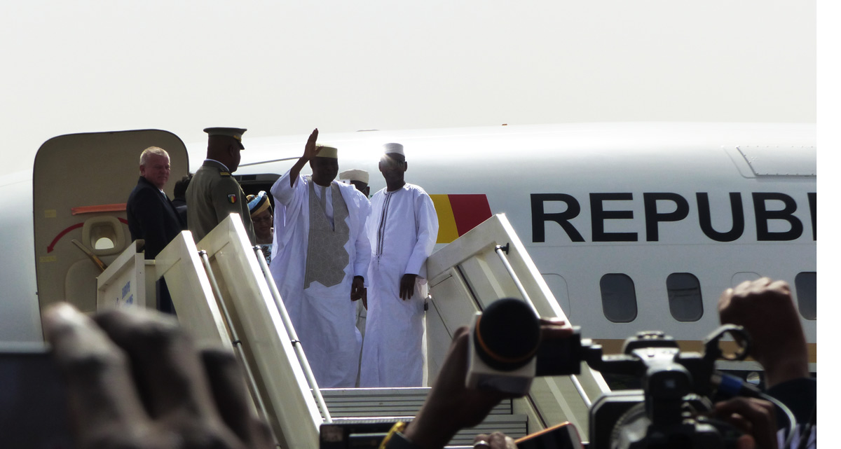 Après 5 ans d’exil à Dakar : Amadou Toumani Touré accueilli avec les honneurs