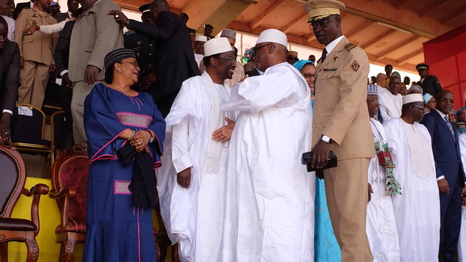 Déclaration du Président de la République, Chef de l’Etat S.E.M Ibrahim Boubacar KEÏTA, à l’ouverture de la 14ème édition de la Journée nationale des Communes du Mali, à propos du retour de l’ancien Président de la République Amadou Toumani TOURE
