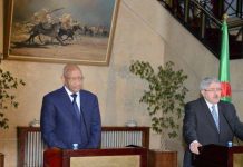 Le Premier ministre Ahmed Ouyahia, a reçu samedi 13 janvier à Alger son homologue malien Soumeylou Boubèye Maïga
