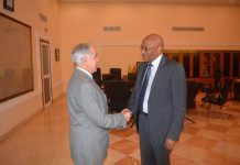 Le premier ministre Soumeylou Boubeye Maiga accorde une audience à Alexey Doulian, ambassadeur de Russie au Mali.