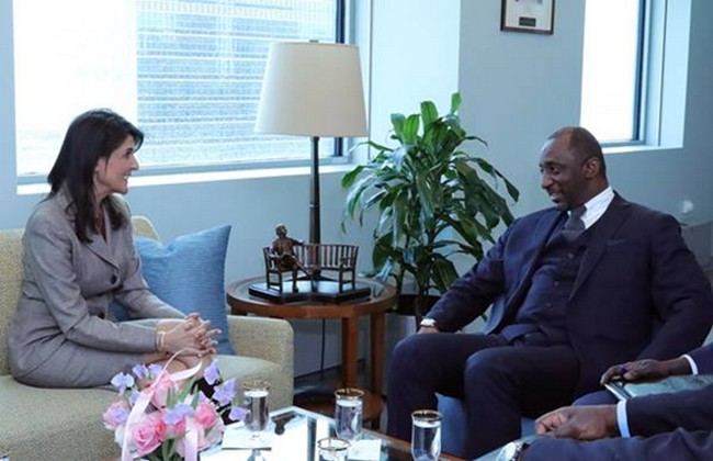 Ambassade des Etats-Unis au Mali : Compte rendu de la rencontre entre Mme l’ambassadrice Haley et le ministre des Affaires étrangères du Mali, M. Tieman Hubert Coulibaly