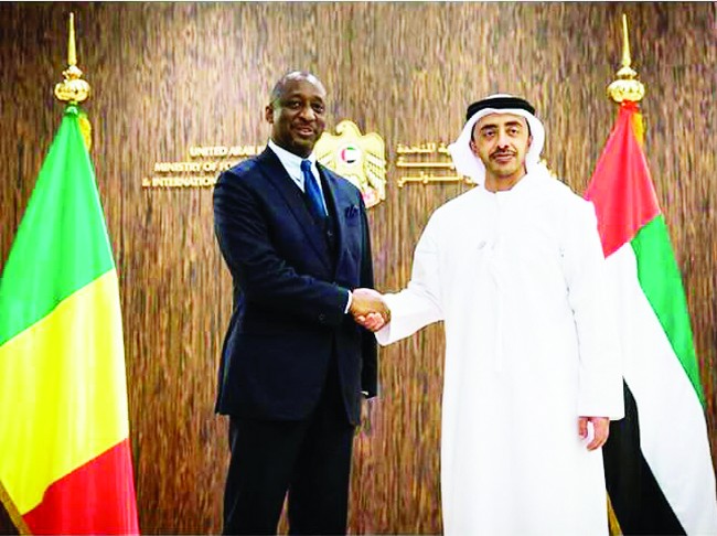 Visite Du Ministre Tieman Hubert Coulibaly aux Emirats Arabes-Unis : Les liens de coopération entre Bamako et Abu Dhabi consolidés