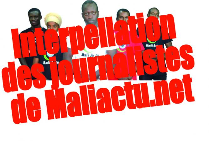 Interpellation des journalistes de Maliactu : L’Etat policier et son rouleau compresseur contre les journalistes