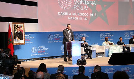 SM le Roi adresse un message aux participants au Forum Crans Montana