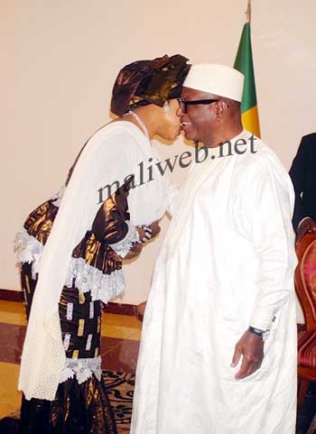 Musique : La diva Oumou Sangaré  chez le Président IBK