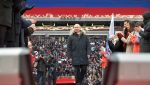 Vladimir Poutine, le 3 mars au stade Loujniki