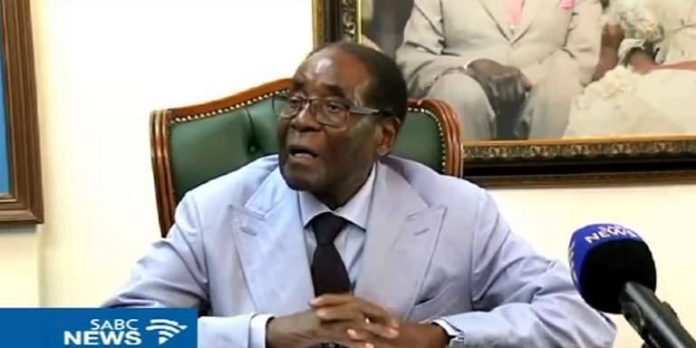 l’entretien accordé par l’ancien président zimbabwéen Robert Mugabe