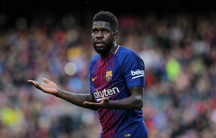 samuel-umtiti-lors-barcelone-athletic-bilbao-19-mars-2018 Samuel Umtiti lors de Barcelone et l'Athletic Bilbao le 19 mars 2018. — Ukko Images/PACIFIC PRESS/SIPA