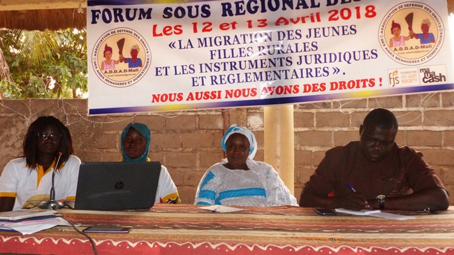 2ème forum sous- régional des ADDAD: les aide-ménagères exigent le respect de leurs droits