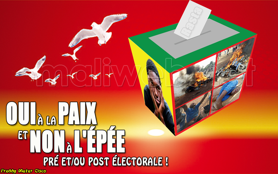 Oui à la paix et non à l'épée