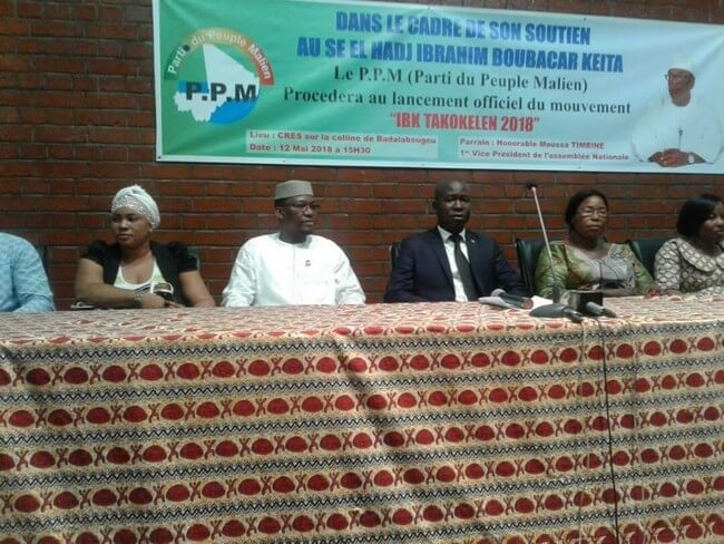 Election présidentielle du 29 juillet au Mali : le mouvement « IBK Takokelen 2018» lancé