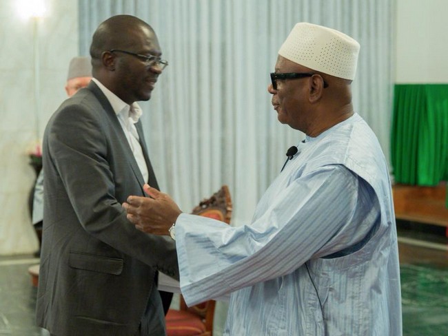 Le Président IBK reçoit SABATI : Le patriotisme du Président salué