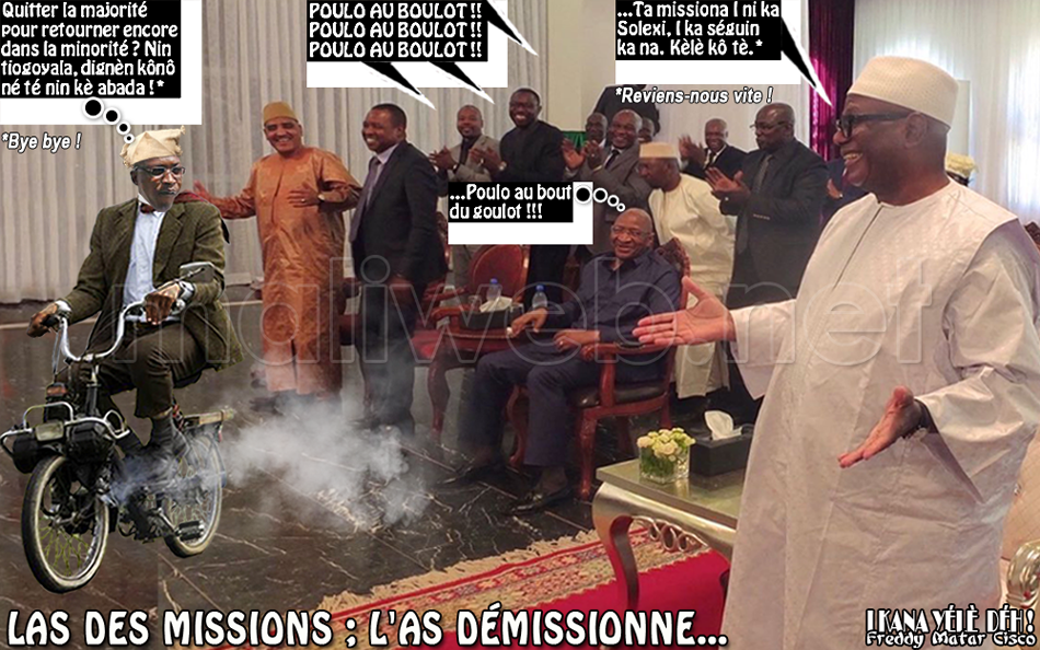 Las des missions: L'as démissionne...
