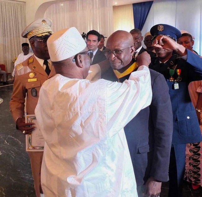 Récompense du mérite: Mamadou Sinsy Coulibaly est désormais Commandeur de l’Ordre national du Mali