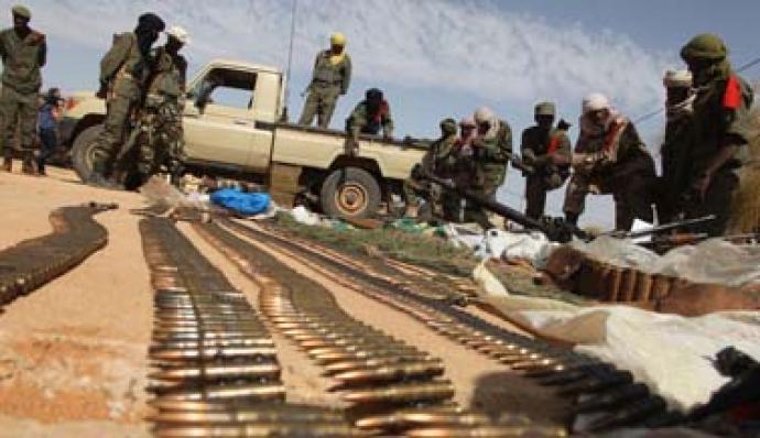 Des armes de guerre découvertes par l’ANP à la frontière algéro-malienne
