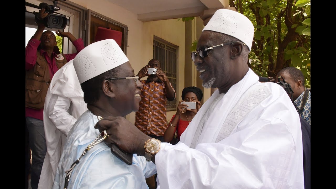 Rencontre de Soumaïla Cissé avec le guide Seïd Chérif Ousmane Madani Haïdara