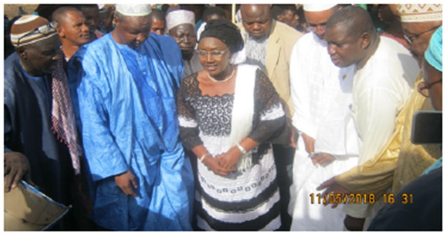 Visite du ministre de l'élevage et de  la pêche au marché à bétail de Niamana : " Il vous est demandé de tout mettre en œuvre afin d'éviter une augmentation du prix … " exprime Mme le Ministre