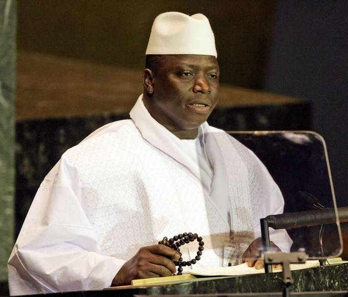 L’ex-président de la Gambie Yahya Jammeh, à New York