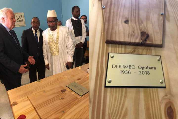 Levée du corps du Pr Ogobara Doumbo à Marseille