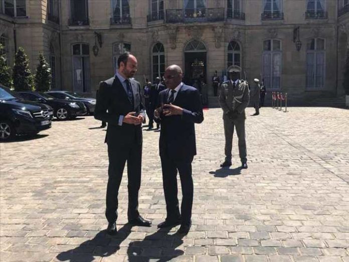Le Premier ministre Soumeylou Boubèye Maïga en séjour à Paris