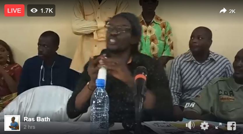 Ras Bath à propos de " l’achat " de son implication dans le " dialogue national inclusif " " Je n’ai jamais reçu 30 millions FCFA de Boubou Cissé "