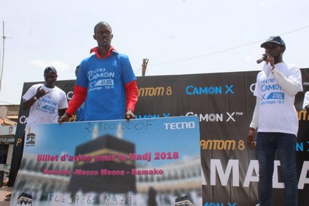 Tirage de la promotion Ramadan de Tecno Mobile : Le gagnant du billet pour la Mecque est Samba Sidibé