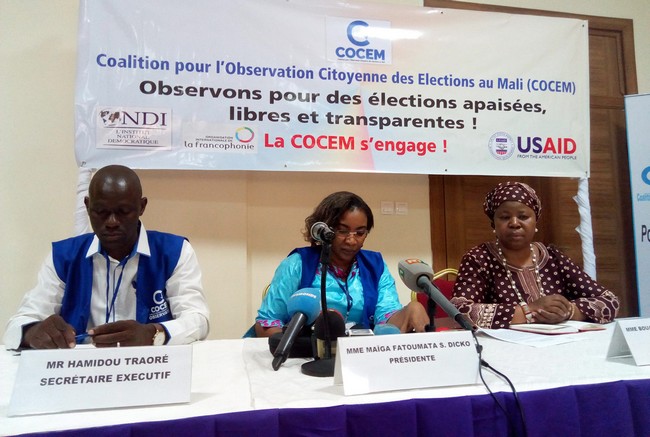 Scrutin du 29 juillet: Selon la COCEM le vote s’est «globalement» bien déroulé