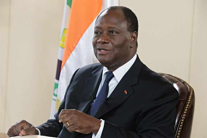 Le président de la République ivoirienne, Alassane Dramane Ouattara