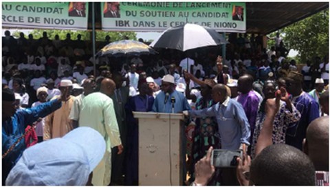 Campagne de sensibilisation des populations : Hamadou KONATE, galvanise  Niono  pour IBK