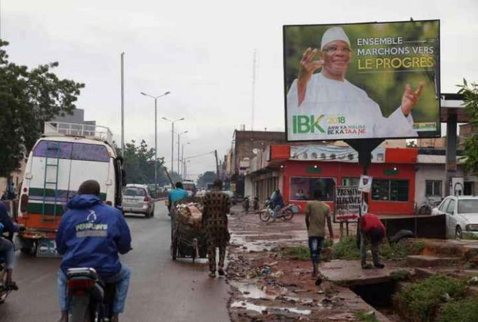 IBK-progres président sortant, Ibrahim Boubacar Keïta (IBK)