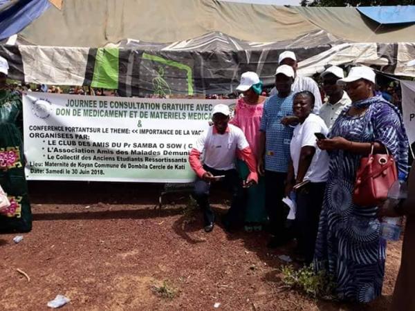 Action de solidarité dans la localité de Koyan : Les populations bénéficient des consultations gratuites et des produits sanitaires