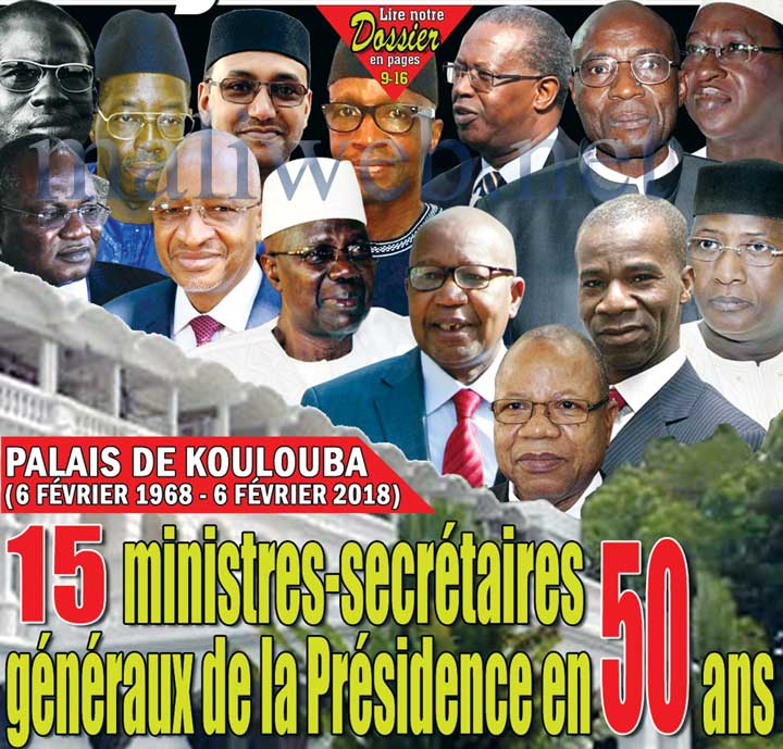 15 Ministres-secrétaires généraux de la Présidence (1968-2018)