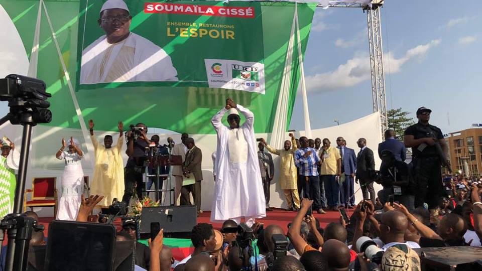 Du beau monde au Boulevard de l’Indépendance pour le meeting de lancement de campagne du candidat Soumaila Cissé
