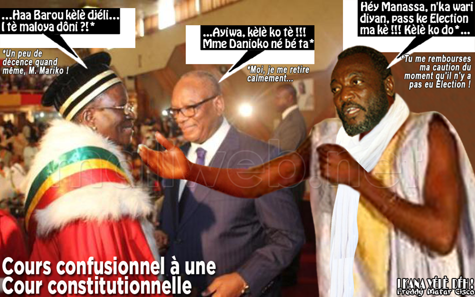 Cours confusionnel à une cour constitutionnelle