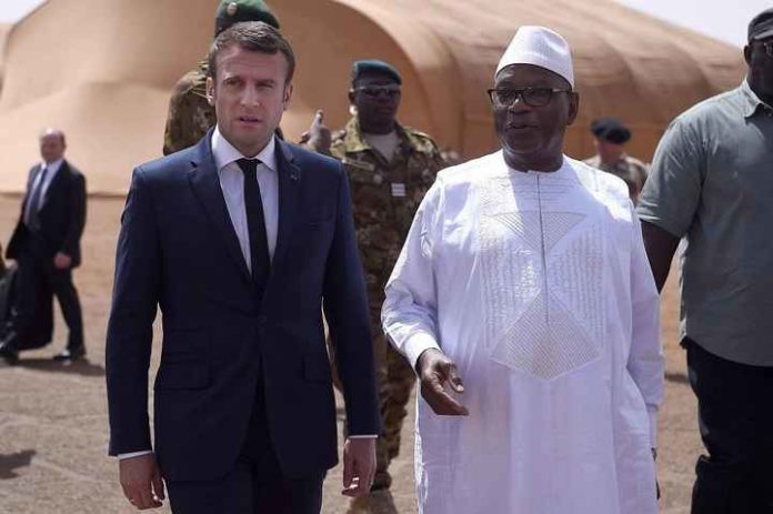 Le président français Emmanuel Macron et son homologue malien Ibrahim Boubacar Keïta