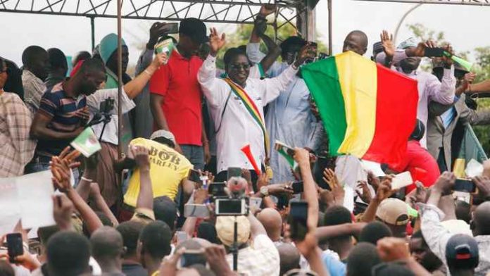 soumaila-marche Soumaïla Cissé et ses partisans