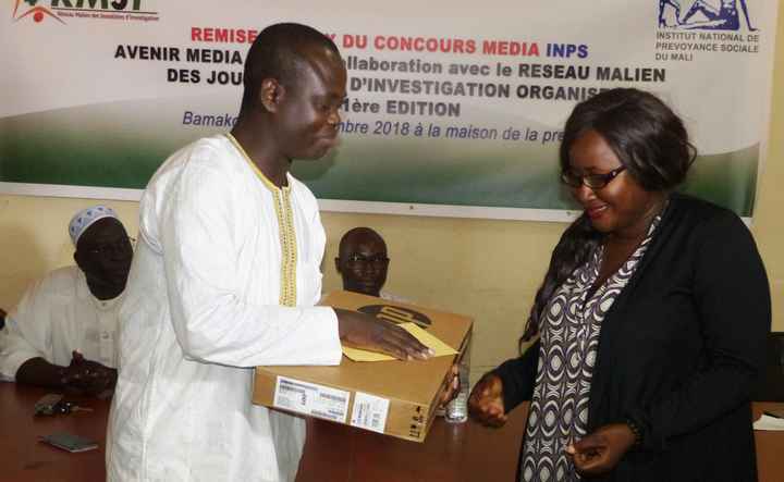 1ere Edition du concours media INPS : Amadou B. Maïga (Essor), Amsetou Touré (Bamako News) et Balakissa Ouattara (ORTM) remportent le premier prix