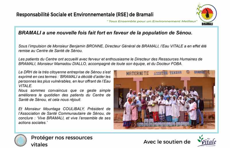 Responsabilité sociale et Environnementale (RSE) de BRAMALI